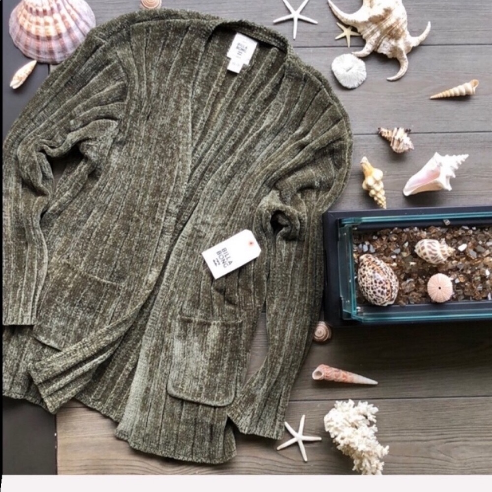 🌴🌼BILLABONG- SWEATER/CARDIGAN 🌼🌴 - Picture 1 of 8